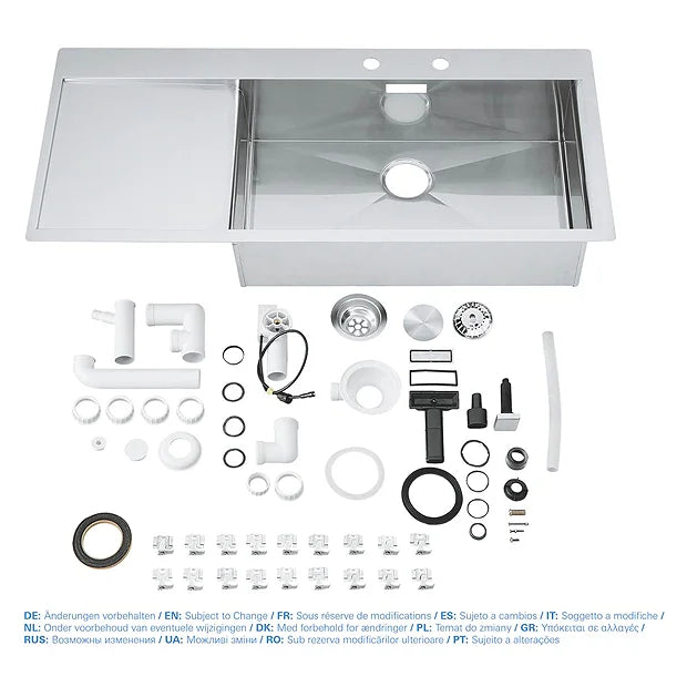Grohe K1000 1.0 Bowl Stainless Steel Kitchen Sink