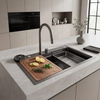Renaflow Luxury Gunmetal Sink & Tap set