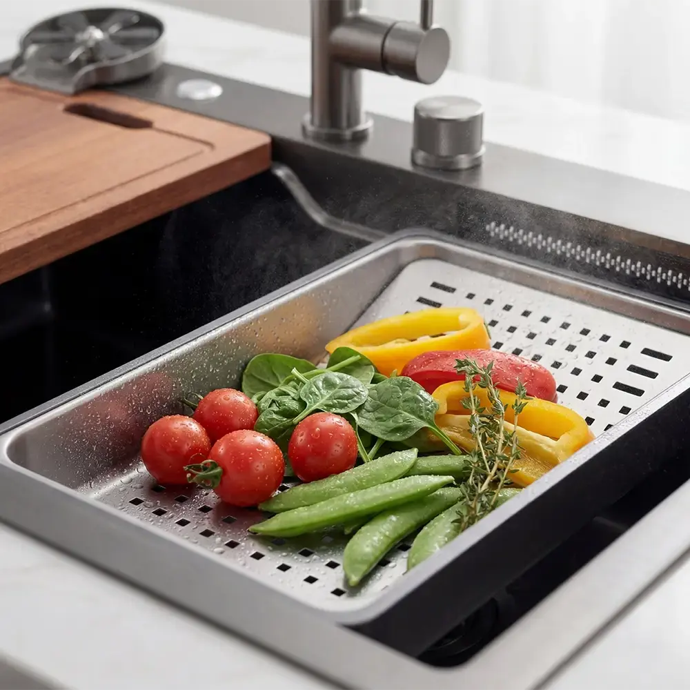 Renaflow Luxury Gunmetal Sink & Tap set