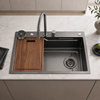 Renaflow Luxury Gunmetal Sink & Tap set